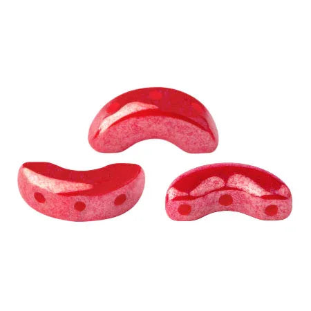 Arcos® par Puca® - Opaque Coral Red Luster, 10 gram Les perles par Puca® - Paris