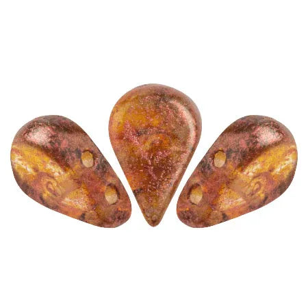 Amos® par Puca® - Crystal Copper Spotted, 10 gram Les perles par Puca® - Paris
