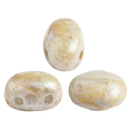 Samos® par Puca® - Opaque Ivory Spotted, 10 gram Les perles par Puca® - Paris