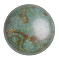 Cabochon par Puca® - Opaque Mix Blue/Green Ceramic Look 25 mm, 1 styck Les perles par Puca® - Paris
