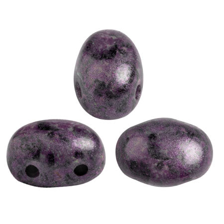 Samos® par Puca® - Metallic Mat Violet Spotted, 10 gram Les perles par Puca® - Paris