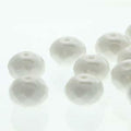Tjeckiska Firepolish Donut - Chalk Luster 6x9mm, 1 sträng Hilmas Pyssel
