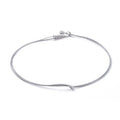 Vaxad Polyestertråd Halsband - Grå Dubbel 2mm 1 styck Hilmas Pyssel