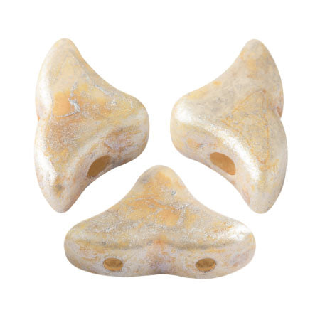 Hélios® par Puca® - Opaque Ivory Spotted, 10 gram Les perles par Puca® - Paris