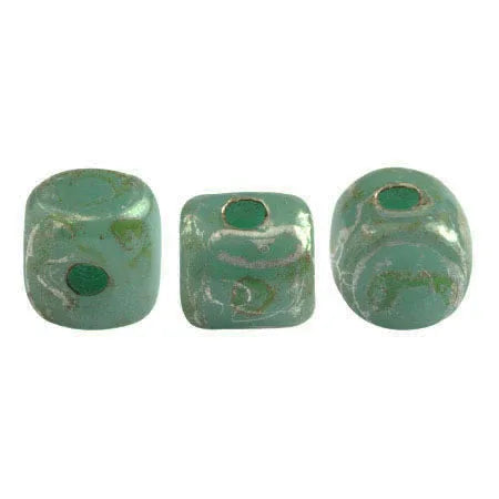 Minos® par Puca® - Opaque Green Turquoise New Picasso, 5 gram Les perles par Puca® - Paris