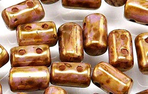 Rulla - Luster Transparent Gold/White 10 gram Matubo