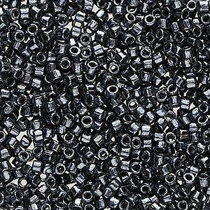 Matubo 10/0 Cylinder - Jet Hematite 5 gram Matubo