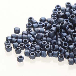 Matubo 10/0 Cylinder - Metallic Suede Blue 5 gram Matubo