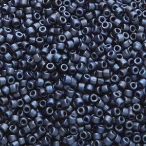 Matubo 10/0 Cylinder - Metallic Suede Blue 5 gram Matubo