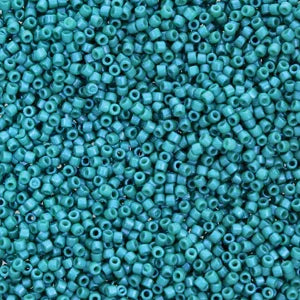 Matubo 10/0 Cylinder Bead - Gold Shine Tropical Rainforest 5g Matubo