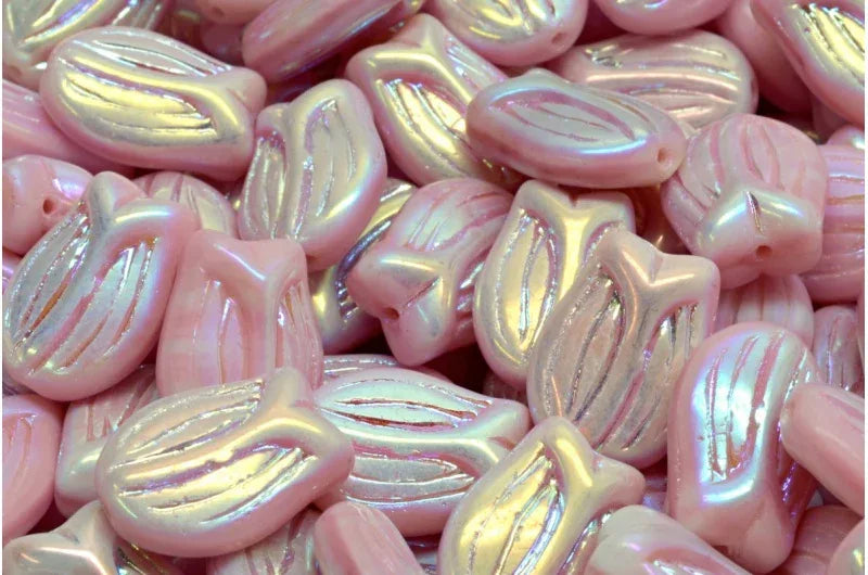 Tulip Bead - Rose AB 16x11mm, 6-pack Hilmas Pyssel