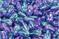 Tulip Bud Beads - Crystal Aqua Lilac 12x8mm, 20-pack Hilmas Pyssel