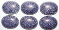 Cabochon Oval - Lila fläckig 25x18mm Hilmas Pyssel