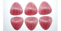Cabochon Triangel - Rosa Randig 22mm Hilmas Pyssel