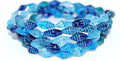 Miter Shell Beads - Mix Blue 16x8mm, 10-pack Hilmas Pyssel