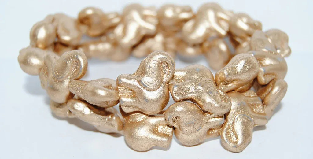 Glaspärla Elefant - Aztec Gold 20mm 1 styck Hilmas Pyssel