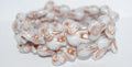 Glaspärla Elefant - Pale lavender with copper 20mm 1 styck Hilmas Pyssel