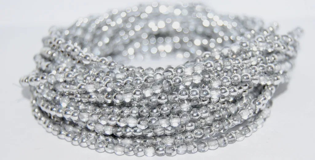 Tjeckiska Druk (Runda) - Crystal Labrador 3mm, 50-pack Hilmas Pyssel