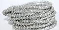 Flower Cup Beads - Aluminium Silver 6x4 mm, 20-pack Hilmas Pyssel