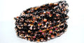 Tjeckiska Firepolish - Jet Sliperit 5mm, 50-pack Hilmas Pyssel