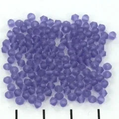 Tjeckiska MC Bicone - Matte Tanzanite, 3 mm 30-pack Preciosa