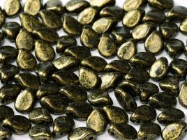 Preciosa Pip - Jet Old Gold, 60-pack Preciosa