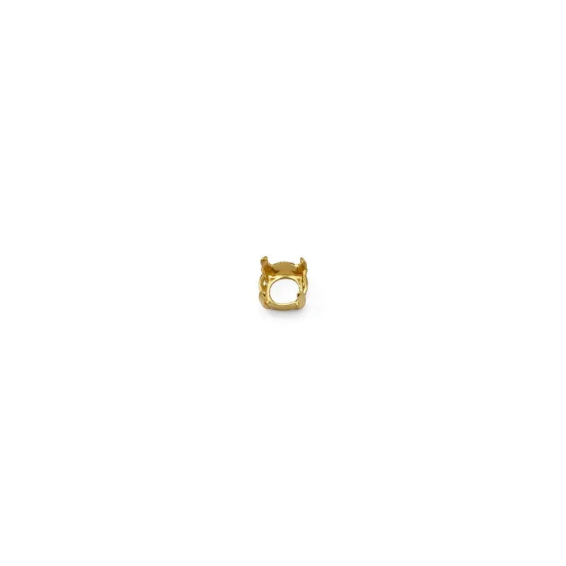 Infattning guldfärgad - Chaton ss39 (8mm) 10-pack Grekisk Metall