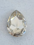 Swarovski Crystals Large Pear Fancy Stone (4327) - Crystal Silver Shade 30x20 mm, 1 styck Swarovski