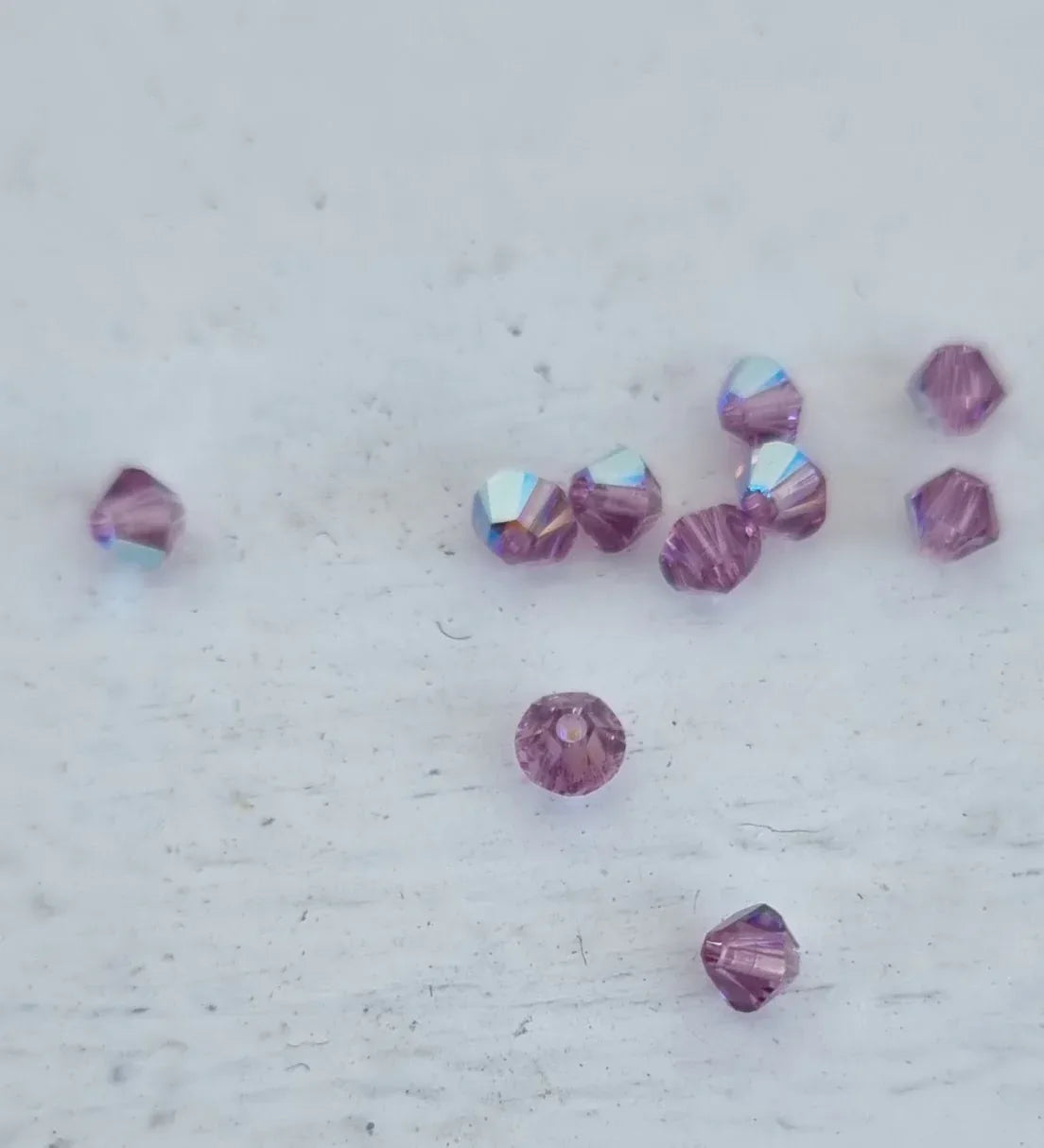 Swarovski Crystals Bicone (5328) - Iris AB 3mm, 10-pack Swarovski