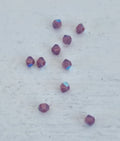 Swarovski Crystals Bicone (5328) - Cyclamen Opal Shimmer 3mm, 10-pack Swarovski