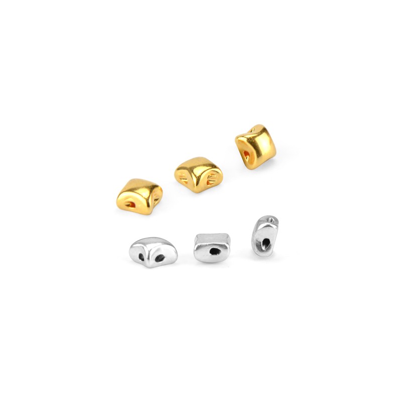 Mellandel Silverfärgad - Like Wibeduo 8mm 2-pack Grekisk Metall