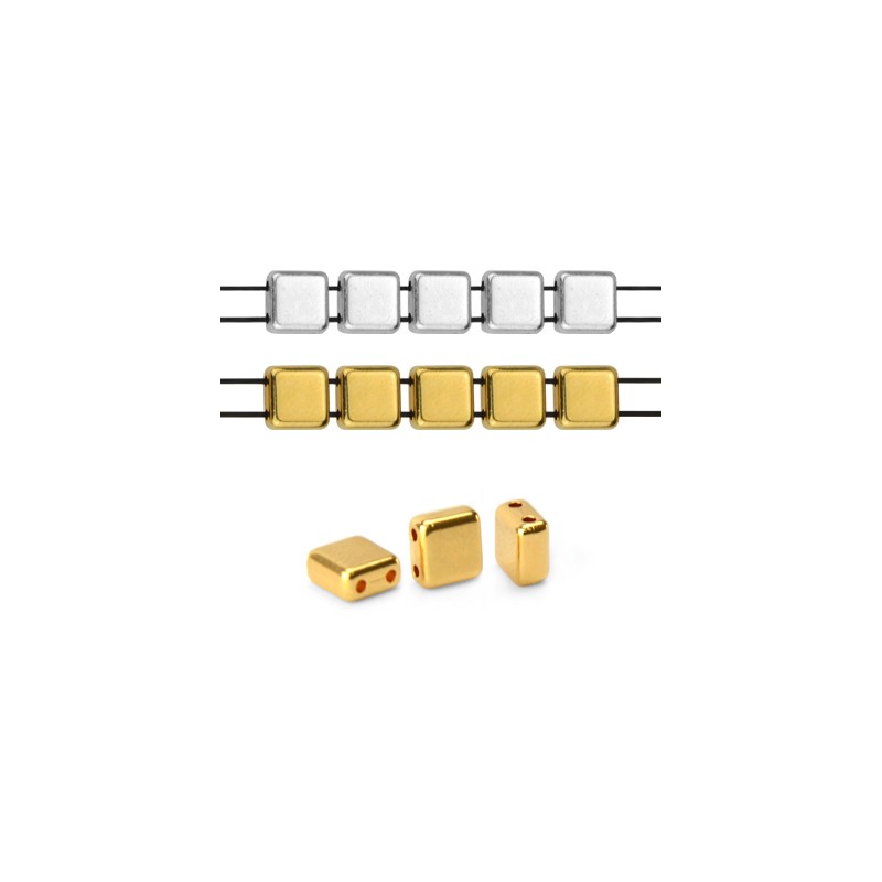 Mellandel Silverfärgad - Like Tile 6mm 2-pack Hilmas Pyssel