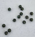 Tjeckiska English Cut - Red / Green Luster 3 mm, 50-pack Hilmas Pyssel