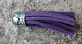 Hänge tassel - Moccaimitation, Lila 56mm 1 styck Hilmas Pyssel
