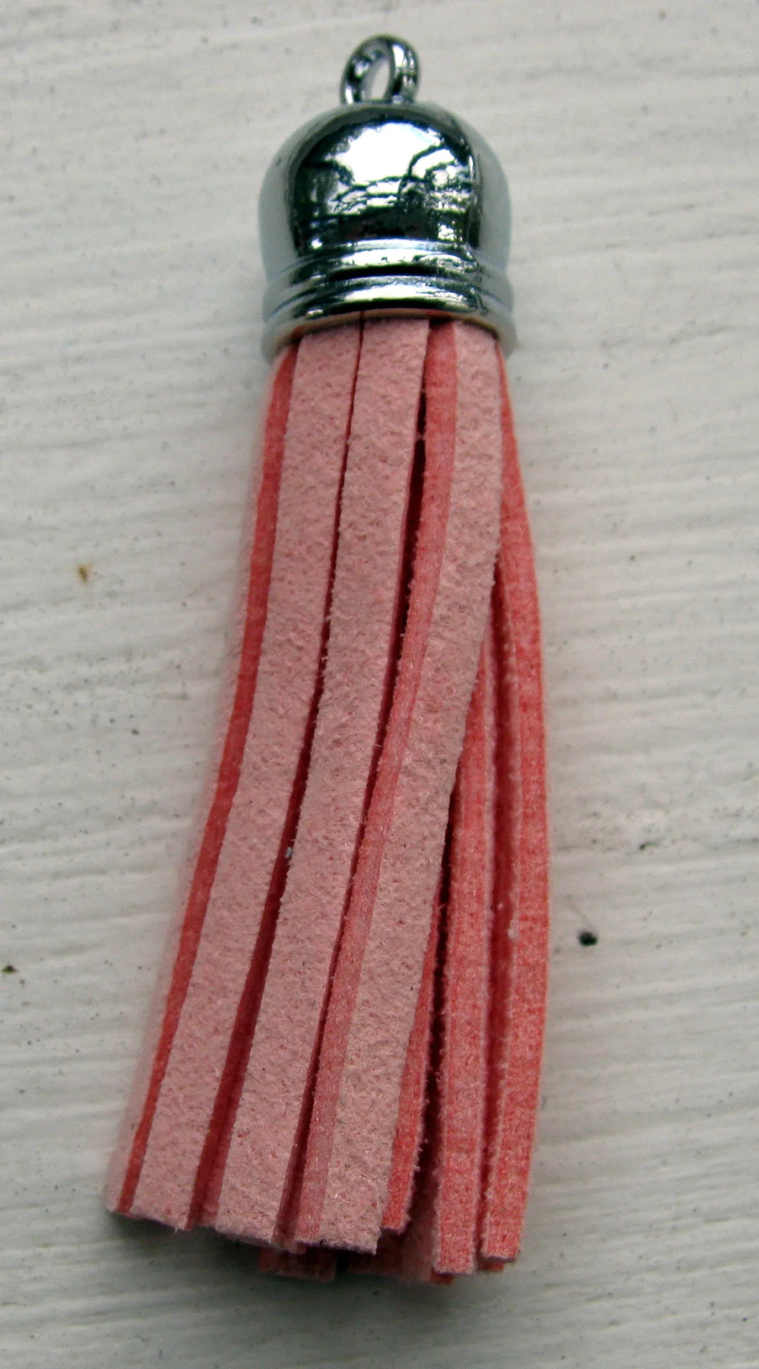 Hänge tassel - Moccaimitation Rosa 36mm 1 pack Hilmas Pyssel