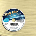 Soft Flex beading wire - Fine, Bone, 21 strands, 1 rulle Soft Flex