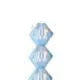 Tjeckiska MC Bicone - Lt Sapphire Opal 6 mm, 1 sträng Preciosa