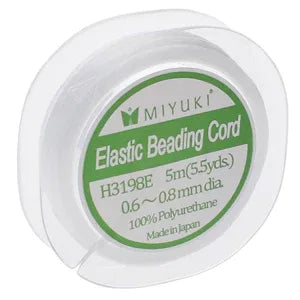 Miyuki Elastisk Smyckestråd Klar 0,8mm - 5m Miyuki