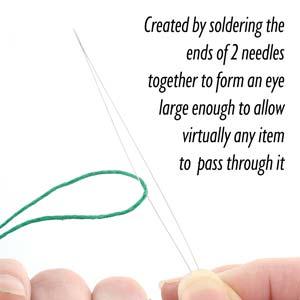 Pärlnålar - Big Eye, 18-pack i olika storlekar Beadsmith