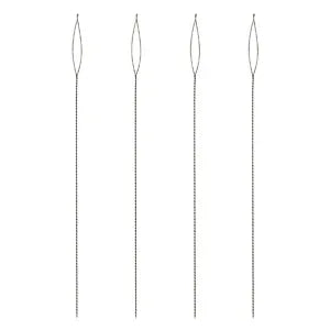 Pärlnålar Basic Elements - Collapsible Eye Needle Extra Fine 4-pack Beadsmith