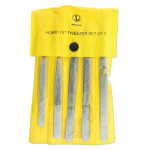 Mixade Pincetter 5 delar - Smyckesverktyg Hilmas Pyssel