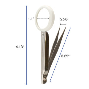 Beadsmith - Pincett med Förstoringsglas 1 Styck Beadsmith