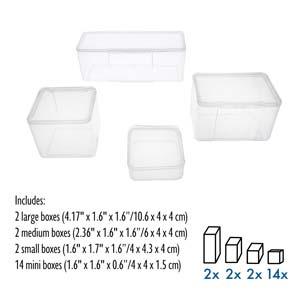 Pärlförvaring - Keeper Flips 20 askar, 1 förpackning Beadsmith