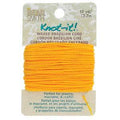 Knot-it Waxed Brazilian cord - Golden yellow 13,7 m Beadsmith