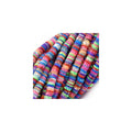 Heishi pärlor - Multi mix 6mm 1 sträng Hilmas Pyssel