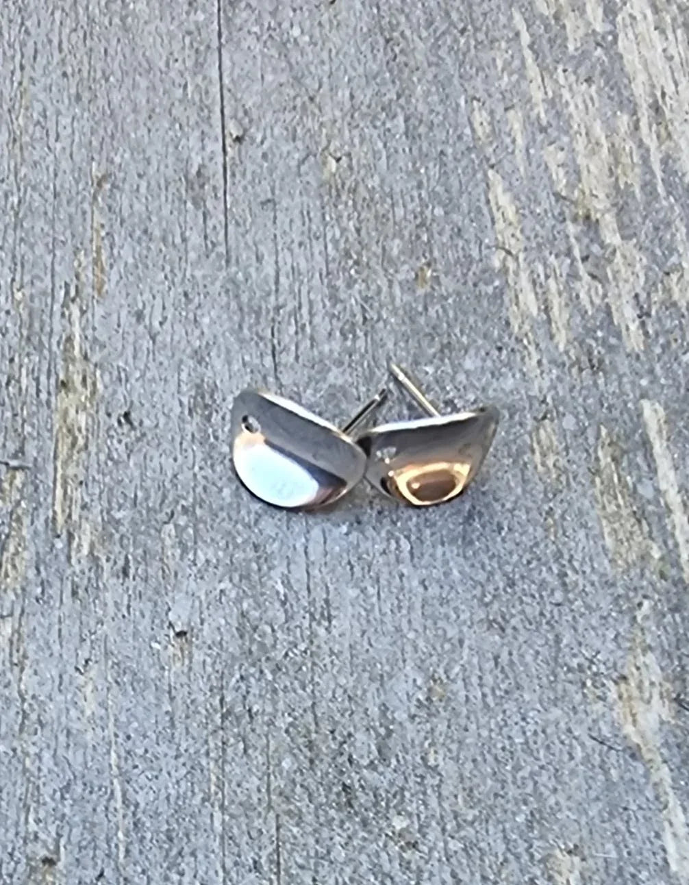 Örstickare Rostfrittstål - Oval 9x11mm, 2-pack Grekisk Metall