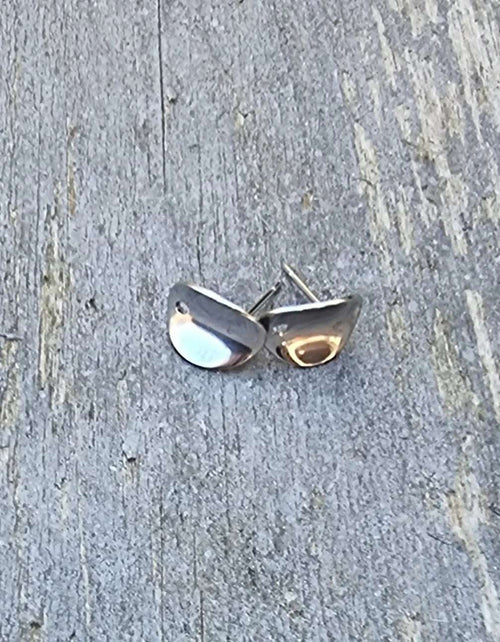 Örstickare Rostfrittstål - Oval 9x11mm, 2-pack Grekisk Metall