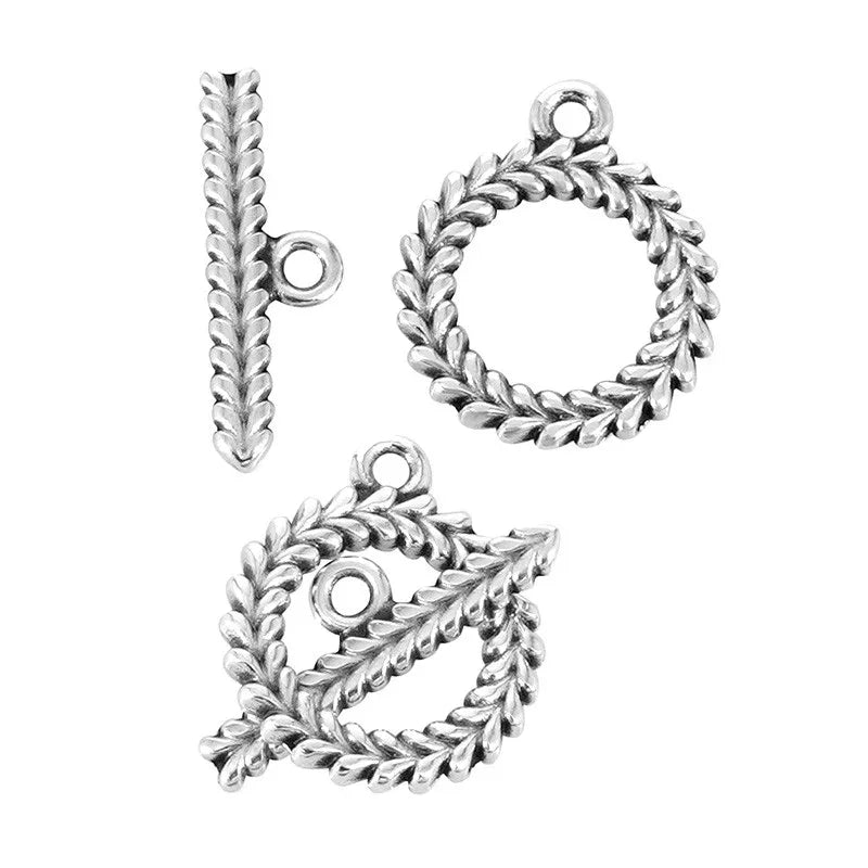 Stavlås Silverfärgat - Krans 1 set Grekisk Metall