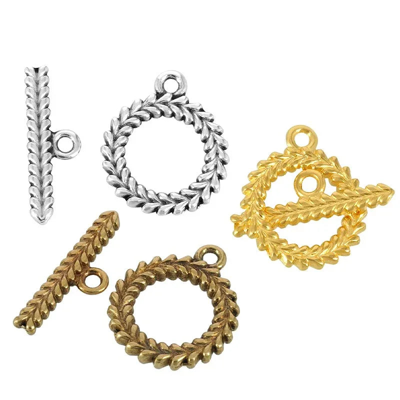 Stavlås Silverfärgat - Krans 1 set Grekisk Metall