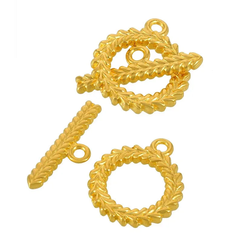 Stavlås Guldpläterad - Krans 1 set Grekisk Metall